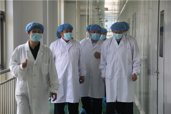 2020年6月20日平邑縣委常委、政法委書記王立劍到公司調研指導工作