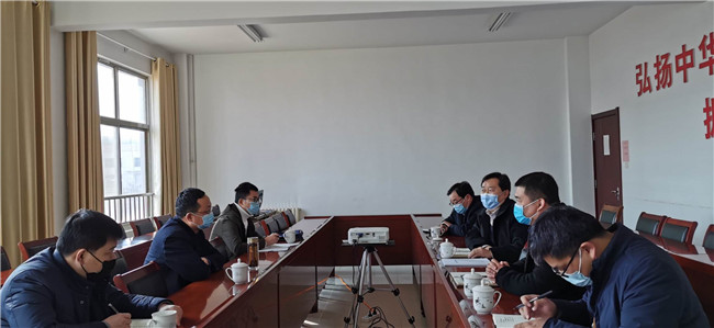 縣委組織部常務副部長高慶到公司檢查指導工作