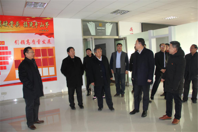 魯南制藥集團董事長張貴民蒞臨我公司視察指導