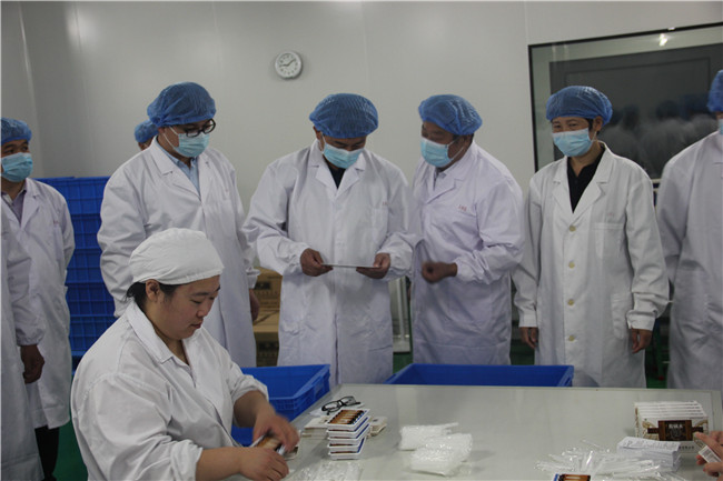 王立劍到九間棚集團指導紅領書記工作并調研